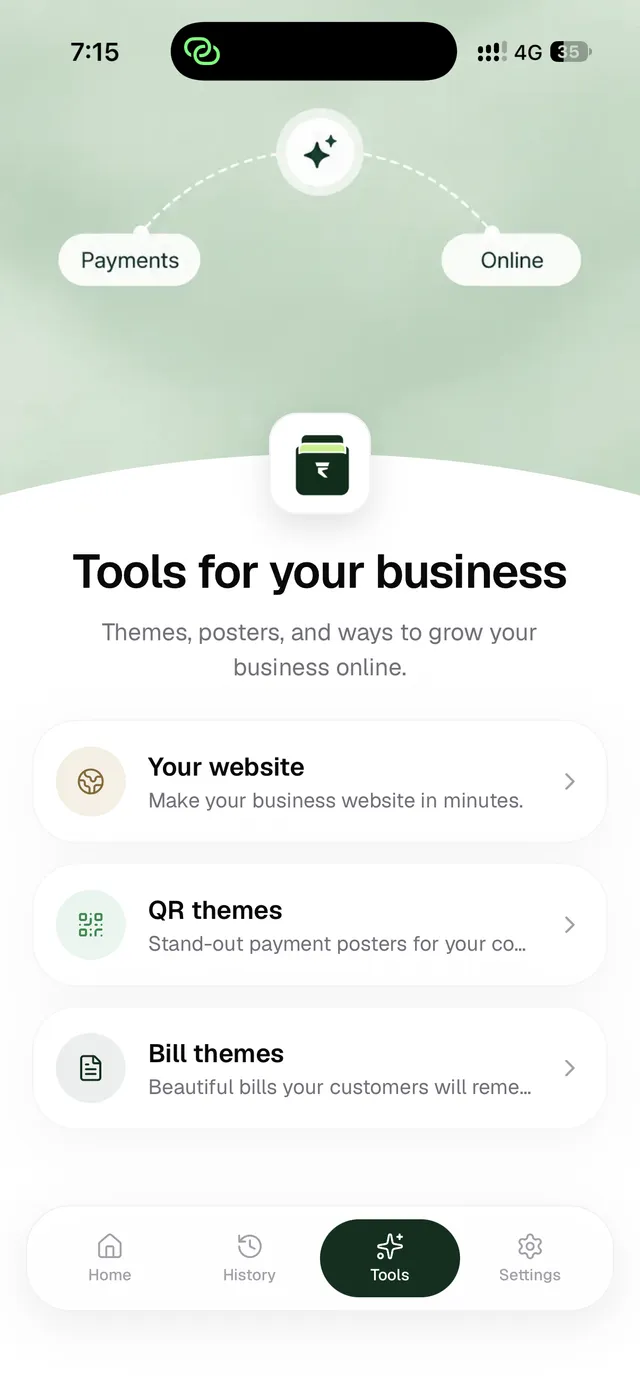 Tools for your business in MoneyKit