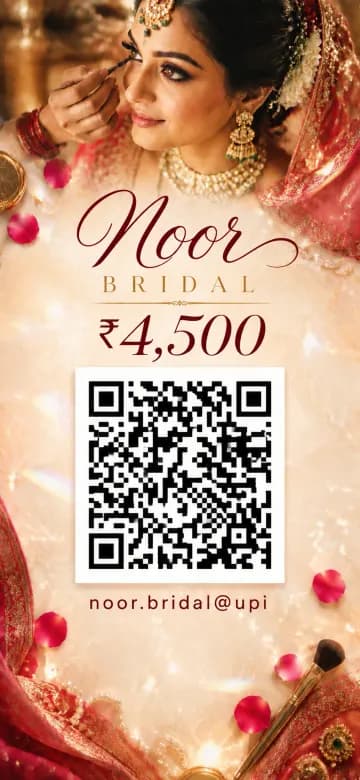 Beauty QR poster