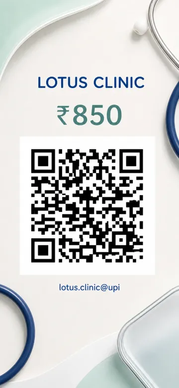 Clinic QR poster