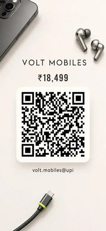 Mobile & Accessories QR poster