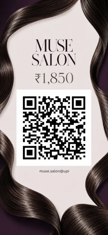 Salon QR poster
